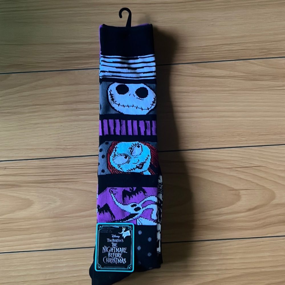NWT!! Nightmare before Christmas knee high socks!